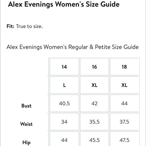 Alex Evenings Sequin Mock Two-Piece Gown Missing Jacket Navy Women’s Sz 16 - Picture 9 of 9